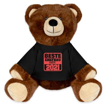 Marriage 2021 - MiniFeet® RecycelBär® Teddy Bear Brown - black - Front