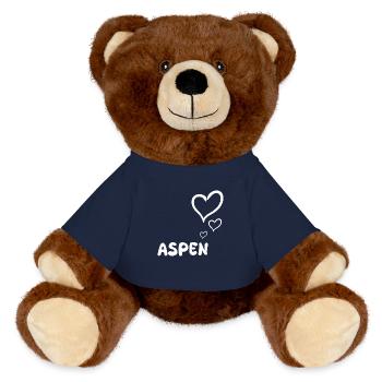 Aspen - MiniFeet® RecycelBär® Braun - French Navy - Vorne