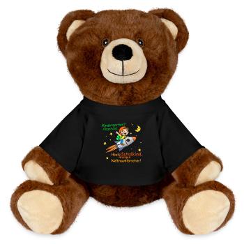 Mission School Child - MiniFeet® RecycelBär® Teddy Bear Brown - black - Front