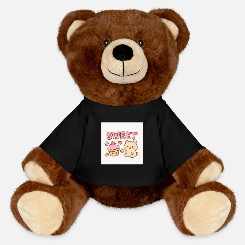 Sweet Cupcake - MiniFeet® RecycelBär® Braun - Schwarz