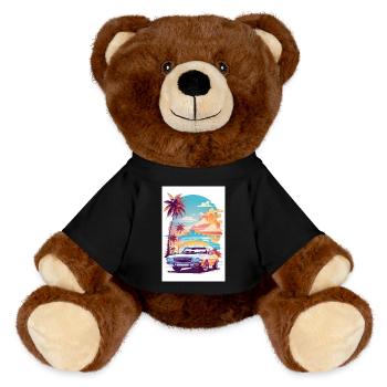 Muscle-Car - MiniFeet® RecycelBär® Braun - Schwarz - Vorne