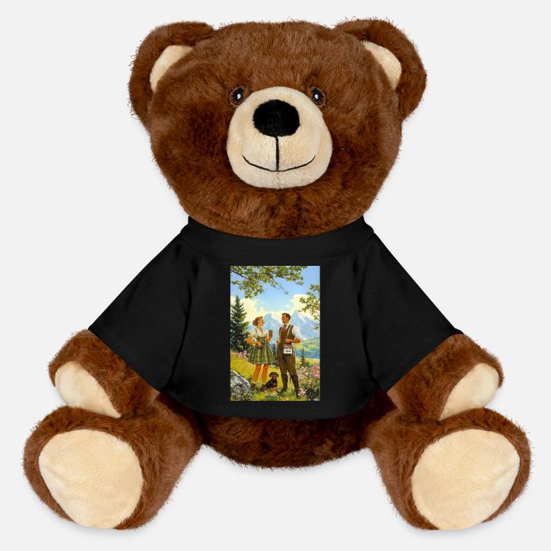 Summit Drinker 2.0 - MiniFeet® RecycelBär® Teddy Bear Brown - black