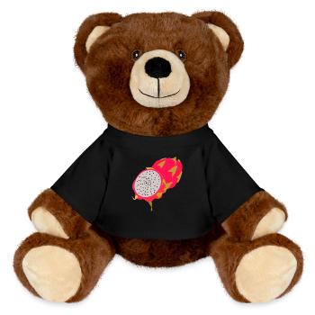 Pitaya - MiniFeet® RecycelBär® Teddy Bear Brown - black - Front