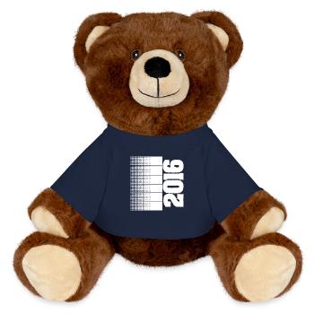 Hobby 2016 - MiniFeet® RecycelBär® Braun - French Navy - Vorne