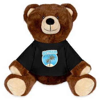 Holidays Antigua - MiniFeet® RecycelBär® Teddy Bear Brown - black - Front