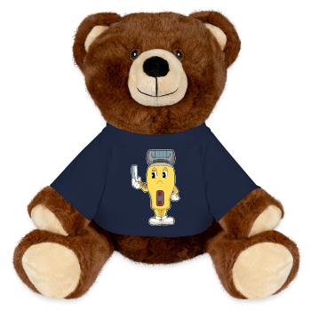 Shaver Hairdresser Razor - MiniFeet® RecycelBär® Teddy Bear Brown - french navy - Front
