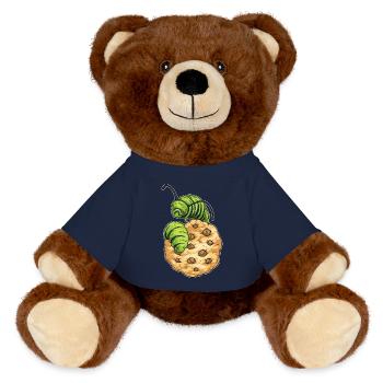 Raupe Cookie - MiniFeet® RecycelBär® Braun - French Navy - Vorne