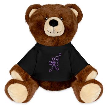 Name: Aiden - MiniFeet® RecycelBär® Teddy Bear Brown - black - Front