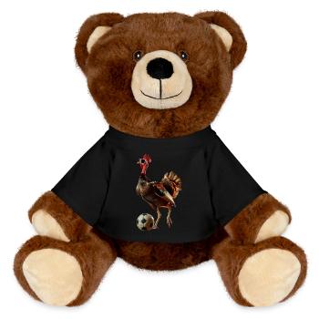 Turkey - MiniFeet® RecycelBär® Teddy Bear Brown - black - Front