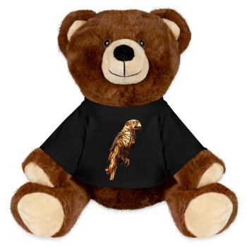 Perroquet - Nounours RecycelBär® marron - noir - Devant