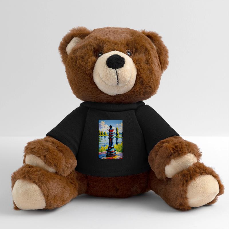 Échecs | Pièce d’échecs | Joueur d’échecs Nounours RecycelBär® marron