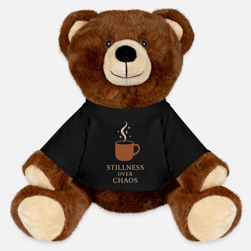 Cabincore Saison hivernale douillette pour prendre soin de soi - Nounours RecycelBär® marron - noir
