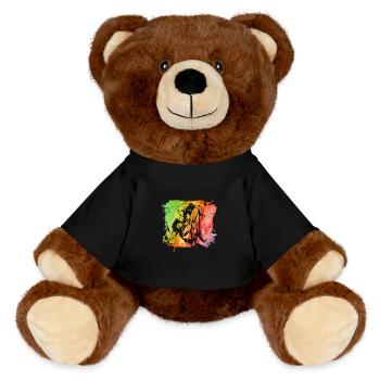 Judo - Nounours RecycelBär® marron - noir - Devant