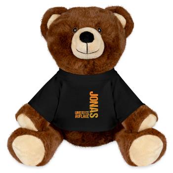 Jonas - MiniFeet® RecycelBär® Braun - Schwarz - Vorne