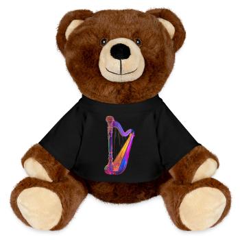 Harpe - Nounours RecycelBär® marron - noir - Devant