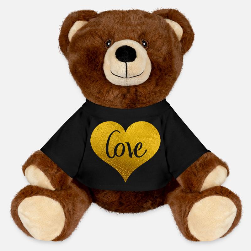 Love Wins - MiniFeet® RecycelBär® Braun - Schwarz