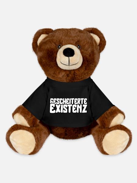 Gescheiterte Existenz - MiniFeet® RecycelBär® Braun - Schwarz