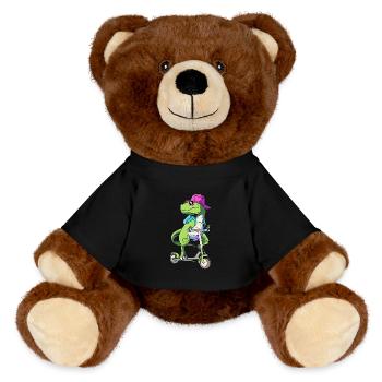 Scooter Roller - MiniFeet® RecycelBär® Teddy Bear Brown - black - Front