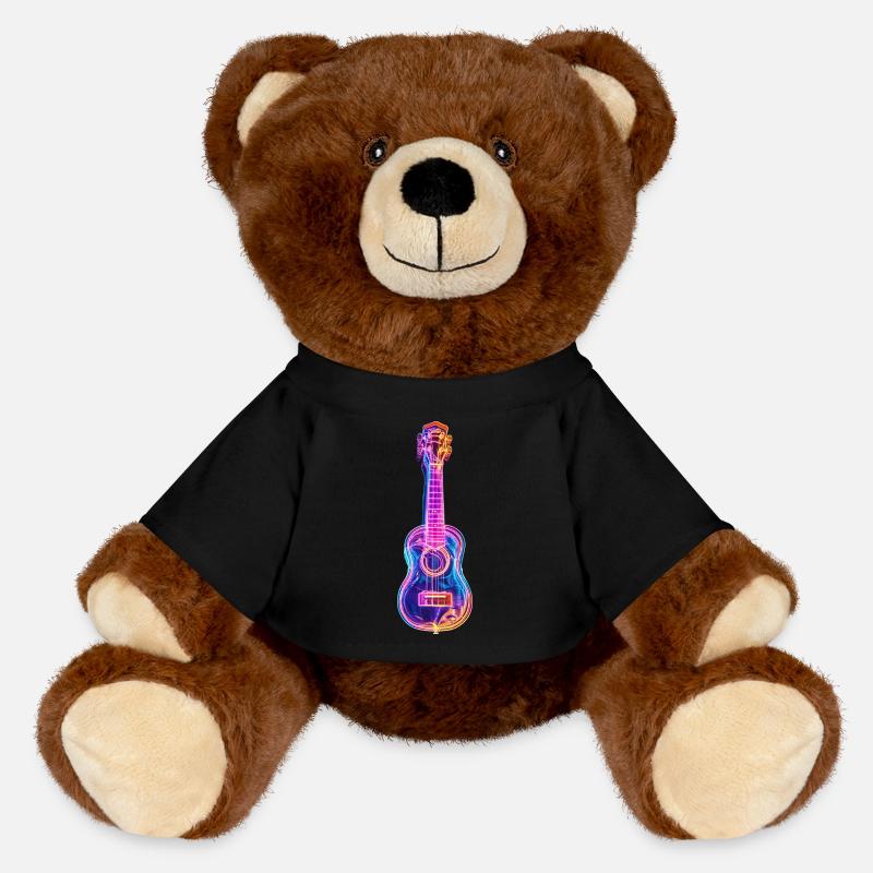 Ukulélé - Nounours RecycelBär® marron - noir
