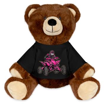 Quad VTT Tout-terrain Quad Rider - Nounours RecycelBär® marron - noir - Devant