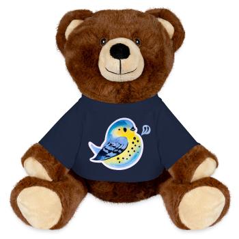 Meise - MiniFeet® RecycelBär® Braun - French Navy - Vorne