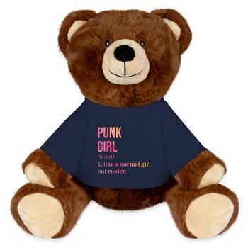 Punk - MiniFeet® RecycelBär® Braun - French Navy - Vorne