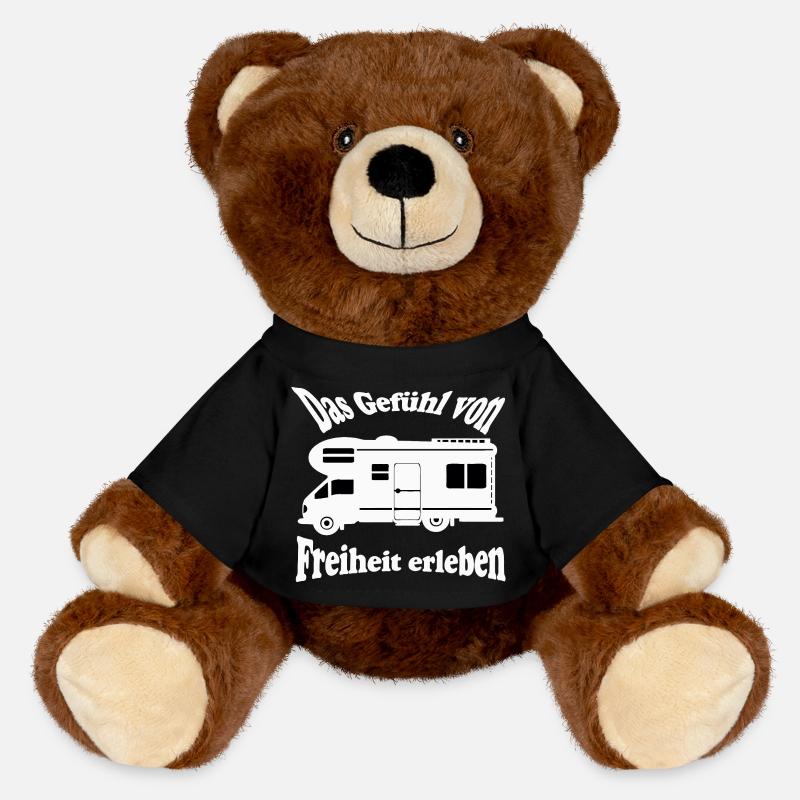 Camping-car , Découvrez le sentiment de liberté ...... - Nounours RecycelBär® marron - noir