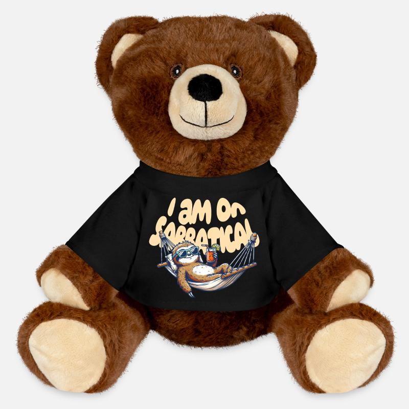 on Sabbatical - MiniFeet® RecycelBär® Teddy Bear Brown - black