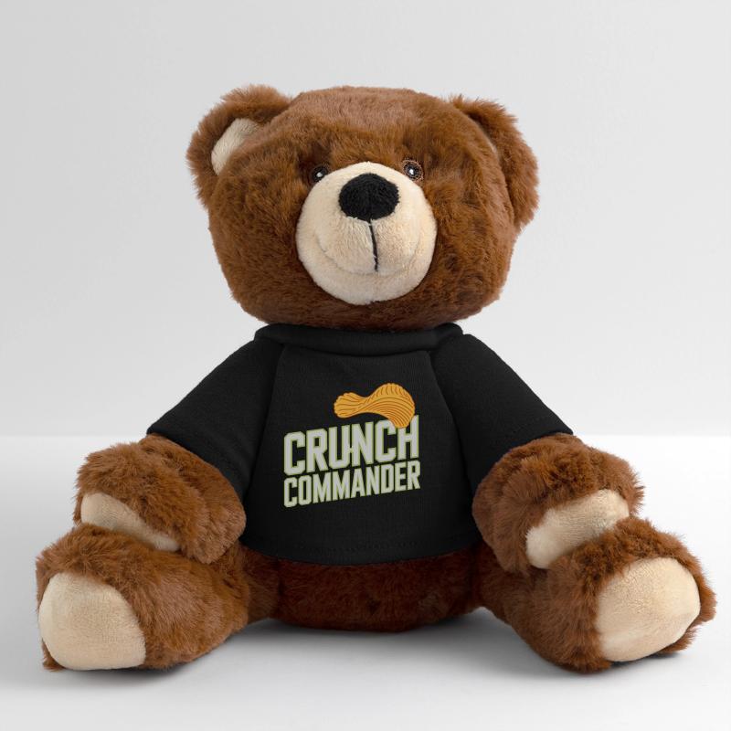  Crunch Commander Knabber Chips Fan Snack MiniFeet® RecycelBär® Braun