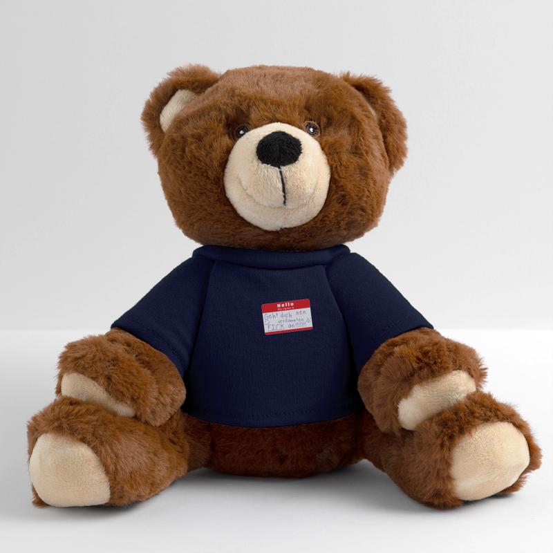 Hello my name is ... MiniFeet® RecycelBär® Teddy Bear Brown