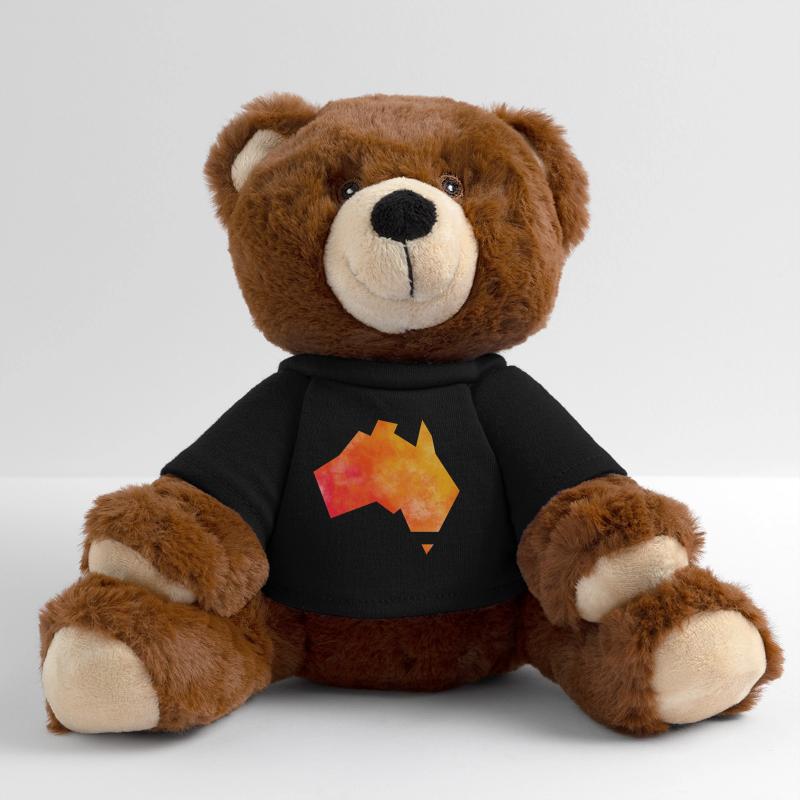 Map Australia MiniFeet® RecycelBär® Teddy Bear Brown