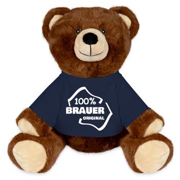 Brauer - MiniFeet® RecycelBär® Braun - French Navy - Vorne