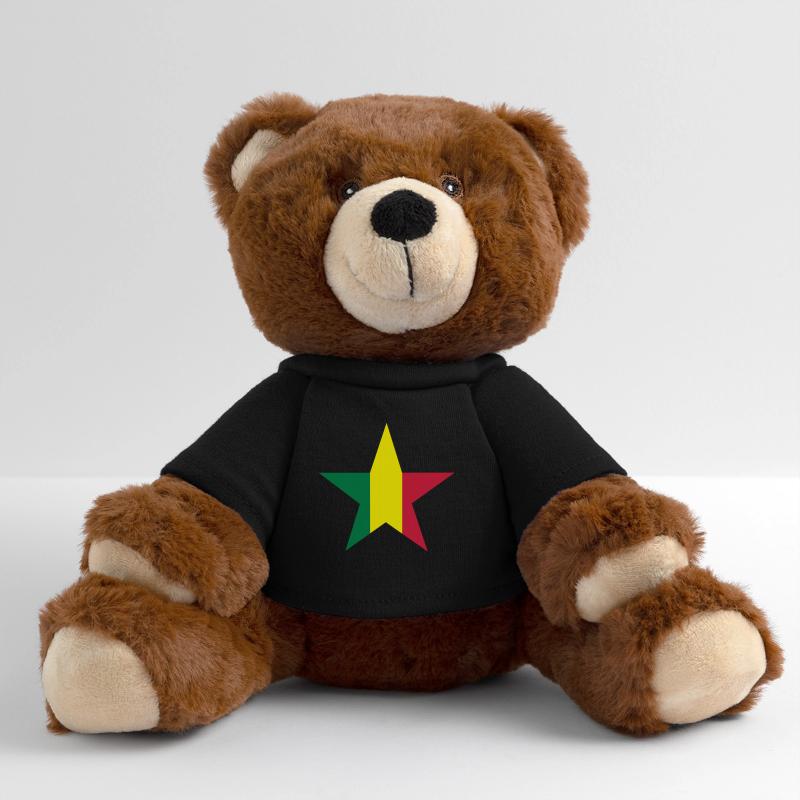 Étoile rasta Nounours RecycelBär® marron