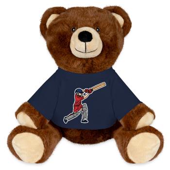 Cricket Kid - MiniFeet® RecycelBär® Teddy Bear Brown - french navy - Front