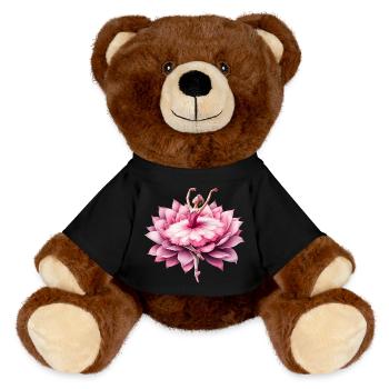 Danseuse de ballet avec tutu - Nounours RecycelBär® marron - noir - Devant