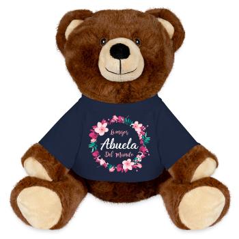 Die beste Großmutter der Welt - MiniFeet® RecycelBär® Braun - French Navy - Vorne