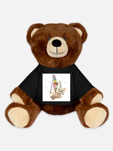 Wildlife Icecream - MiniFeet® RecycelBär® Braun - Schwarz