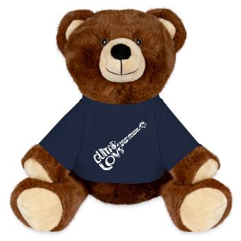 Gitarrist - MiniFeet® RecycelBär® Braun - French Navy - Vorne