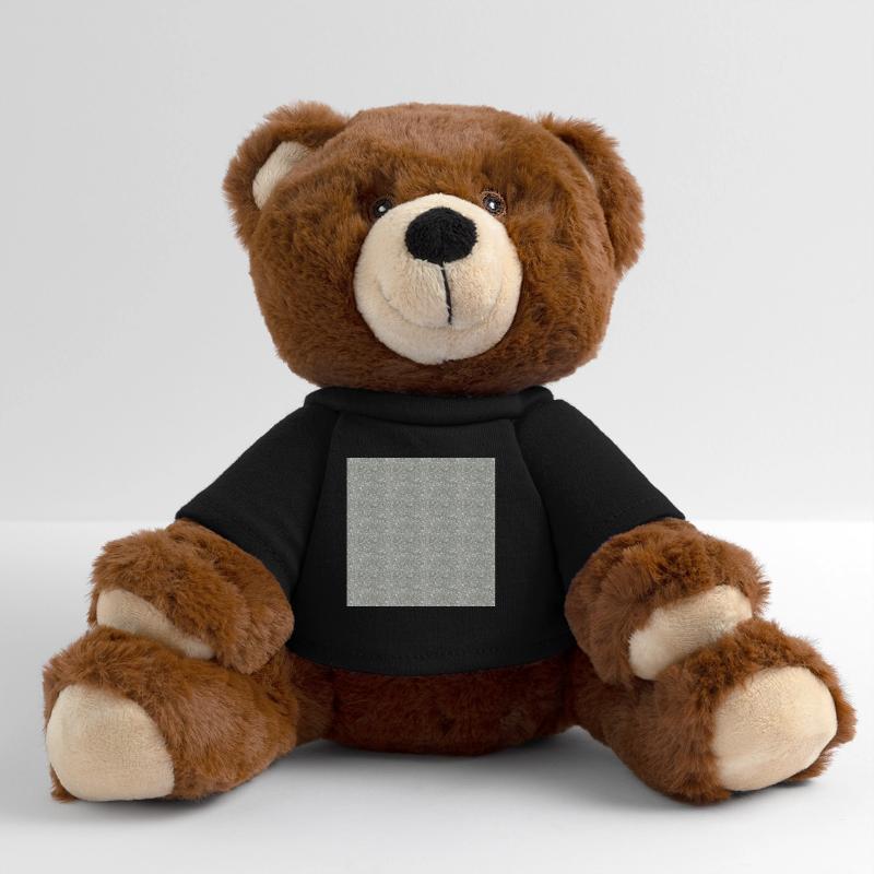 Pierre de granit à motifs dans les tons de gris Nounours RecycelBär® marron