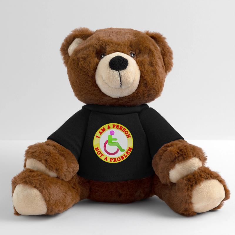 Je suis une personne, pas un problème Nounours RecycelBär® marron