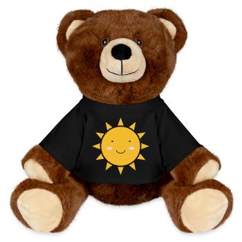 Sun Kawaii - MiniFeet® RecycelBär® Braun - Schwarz - Vorne