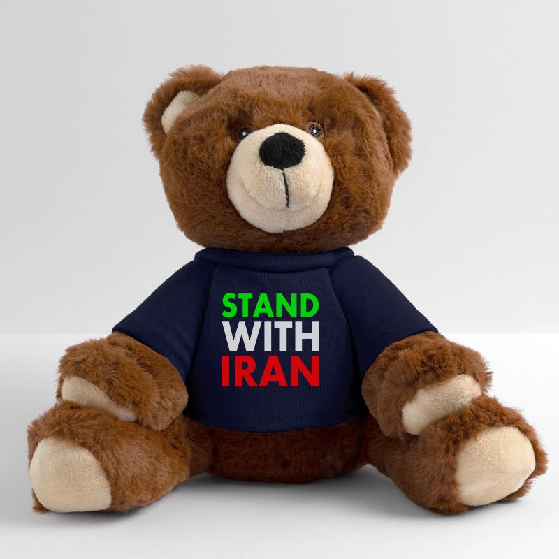 Stand with iran Nounours RecycelBär® marron