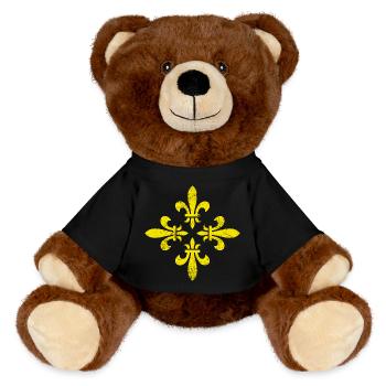 FLEURS DE LYS MILLÉSIME Midden-Drenthe - Nounours RecycelBär® marron - noir - Devant