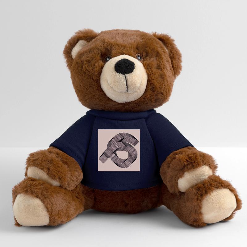 Modèle graphique Nounours RecycelBär® marron