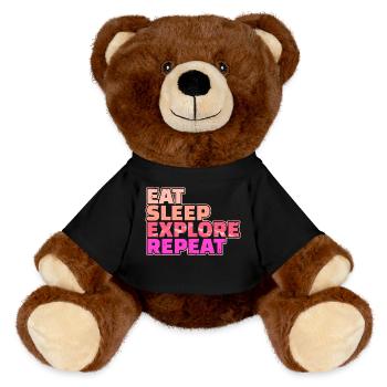 Déclaration de randonnée alpiniste - Nounours RecycelBär® marron - noir - Devant
