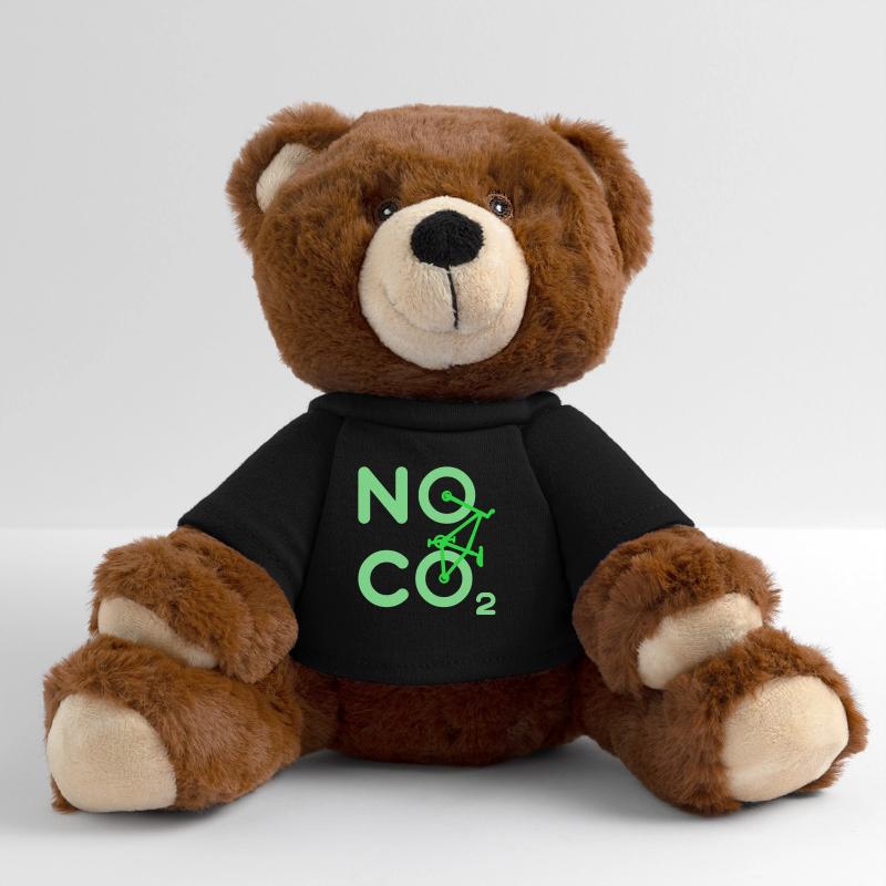 Environmentalist Co2 Environmental Statement Earth Nature MiniFeet® RecycelBär® Teddy Bear Brown