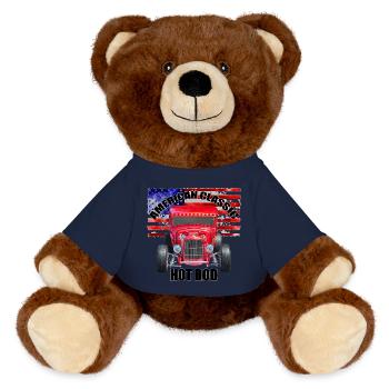 American Classic Hot Rod R6Z - MiniFeet® RecycelBär® Teddy Bear Brown - french navy - Front