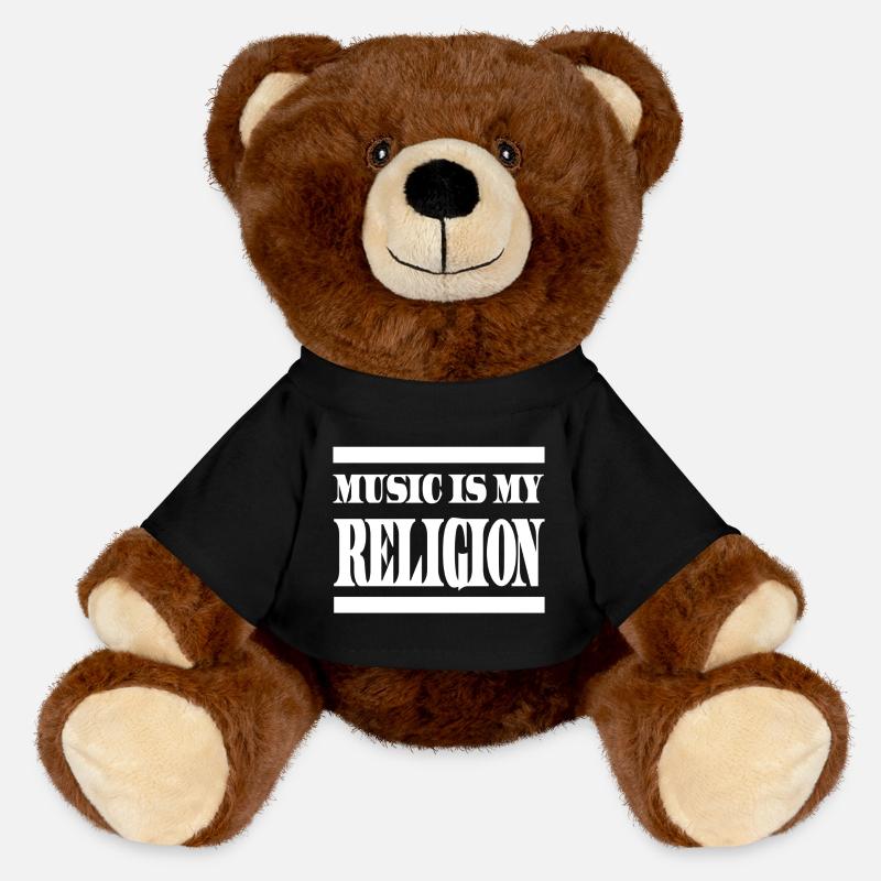 Musique Religion - Nounours RecycelBär® marron - noir