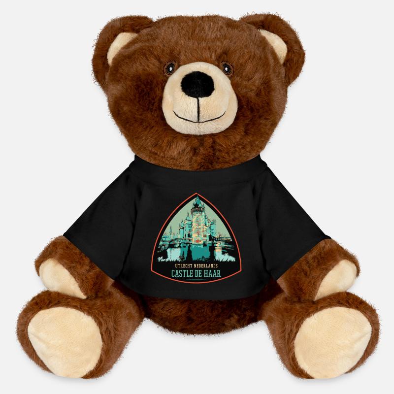 Château de Haar: Élégance hollandaise - Nounours RecycelBär® marron - noir