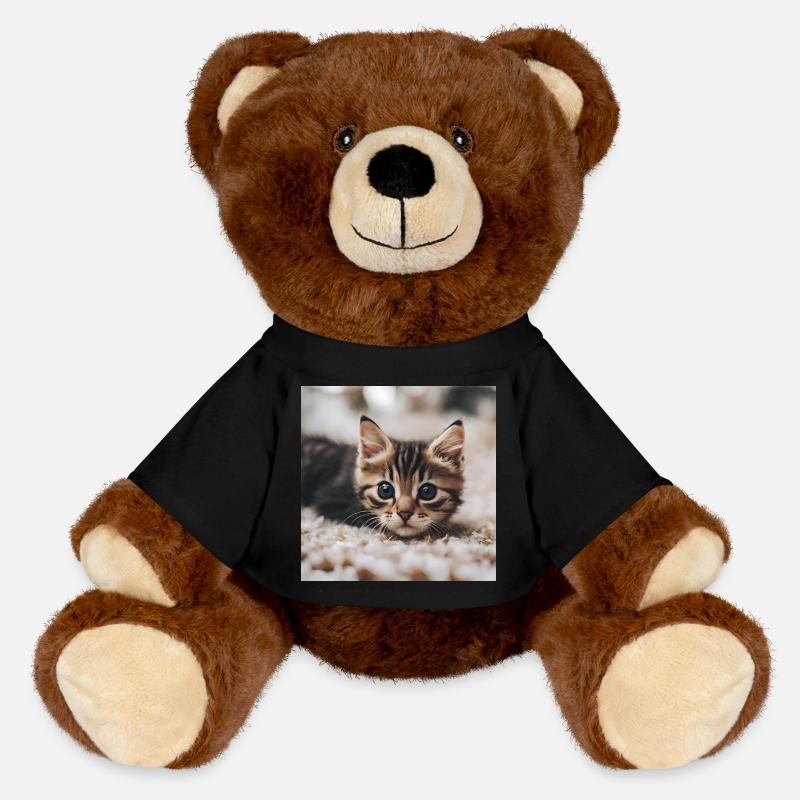 Chat - Nounours RecycelBär® marron - noir